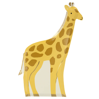 Meri Meri Meri Meri - Paquet de 8 Assiettes en Papier, Girafe