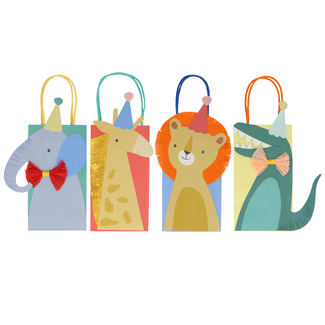 Meri Meri Meri Meri - Set of 8 Paper Party Bags, Animal Parade