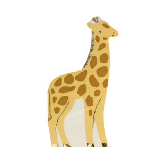 Meri Meri Meri Meri - Paquet de 16 Serviettes en Papier, Girafe