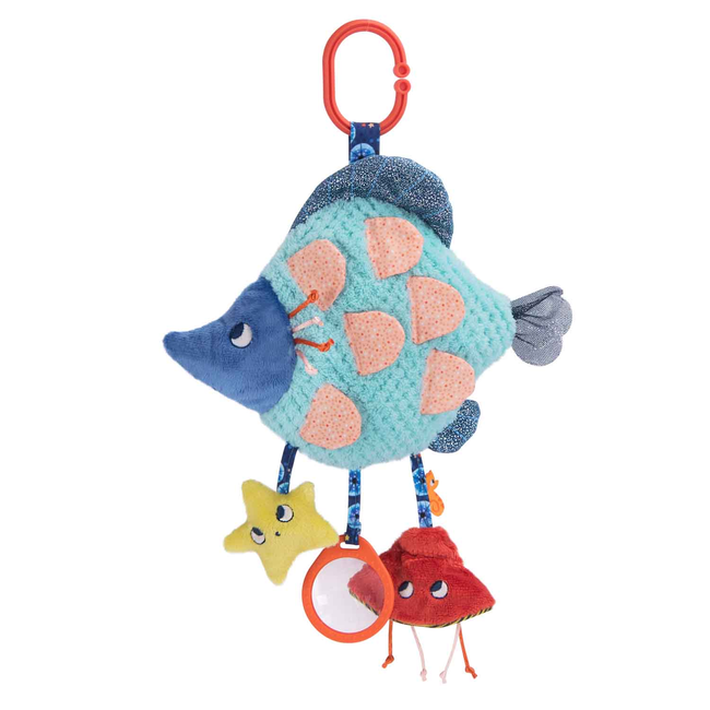 Moulin Roty Sensory Toy, Paulie's Adventures, Fish Charlotte et Charlie