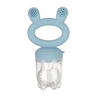 Haakaa Haakaa - Fresh Food Teether Feeder with Cover, Sky Blue