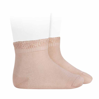 Condor Condor - Chaussettes Courtes Ajourées Cérémonie, Nude