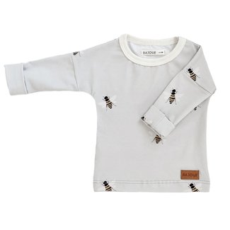 Bajoue Bajoue - Organic Cotton Grow-with-me Sweater, Bumblebees