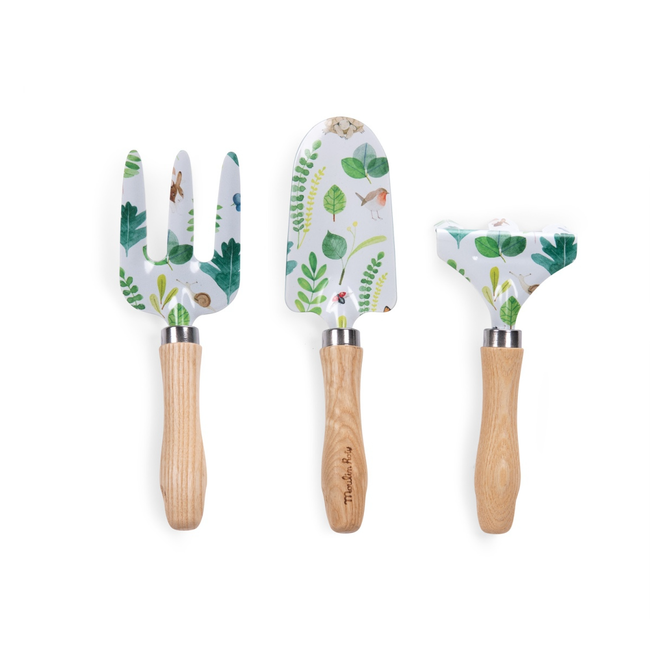 Moulin Roty Moulin Roty - Set of 3 Gardening Tools, The Garden
