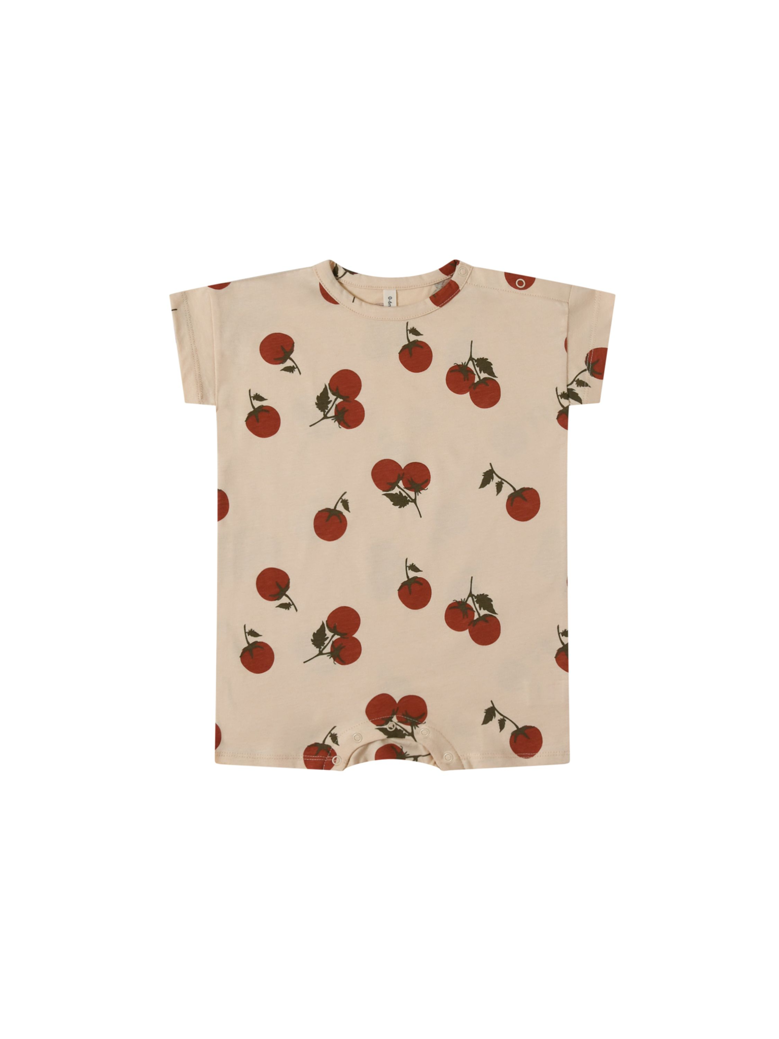 Organic Zoo - Summer Romper, Tomato - Charlotte et Charlie