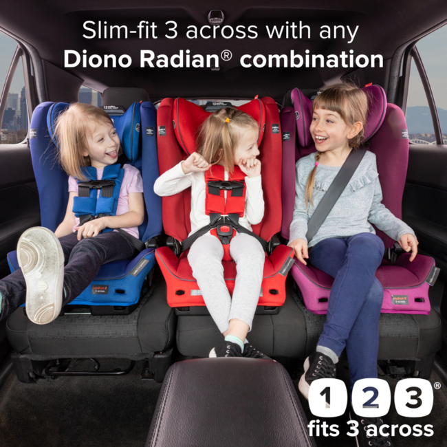 Diono Radian 3RXT SafePlus Banc Hybride Charlotte et Charlie