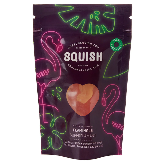 Squish Squish - Vegan Gummies 120g, Flamingle