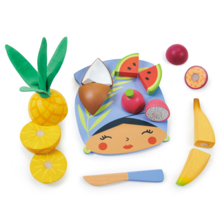 Tender Leaf Toys Tender Leaf Toys - Planche à Découper et Fruits Tropicaux