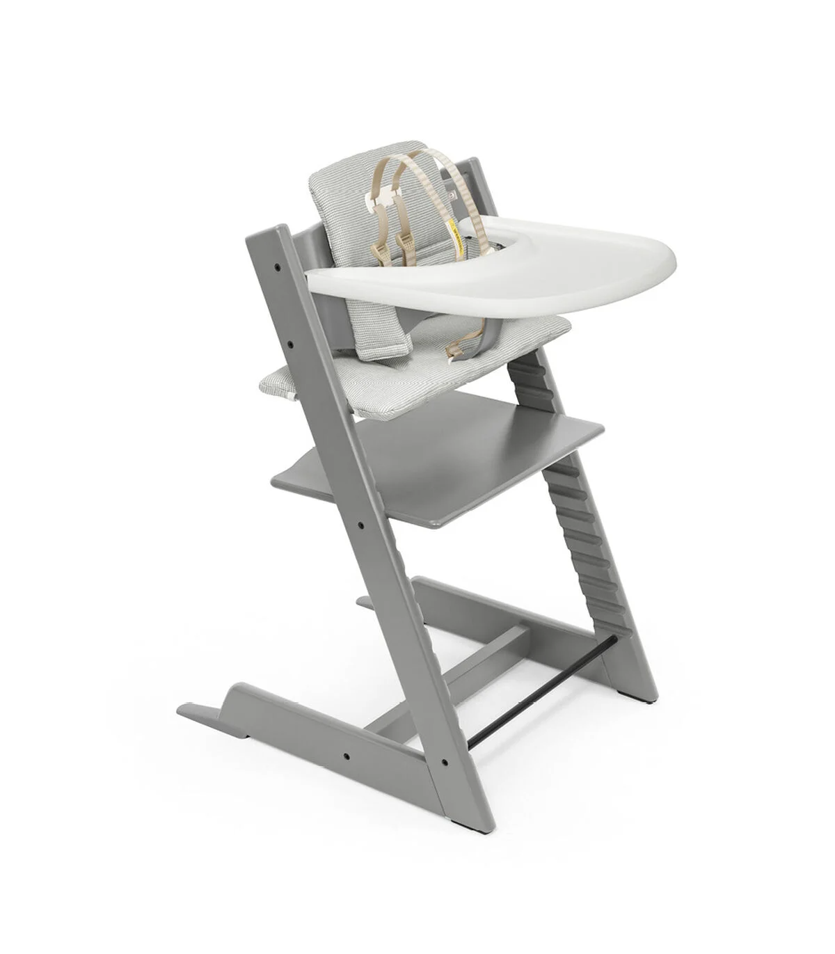 Stokke Tripp Trapp - High Chair Set with Cushion and Tray, Storm 