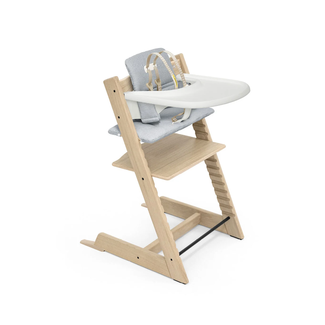 Stokke Stokke Tripp Trapp - High Chair Set with Cushion and Tray, Oak Natural Nordic Blue