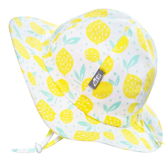 Jan & Jul Jan & Jul - Chapeau Soleil Ajustable en Coton, Citrons Frais