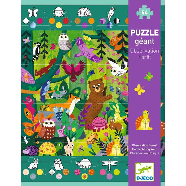 Djeco Djeco - Observation Puzzle, Forest