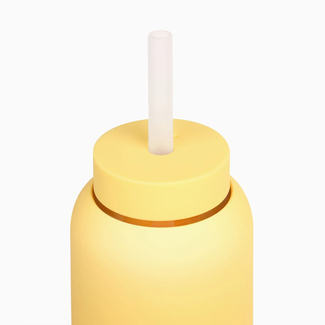 Bink Made Bink Made - Silicone Lounge Straw and Cap for Mama Bottle, Lemon