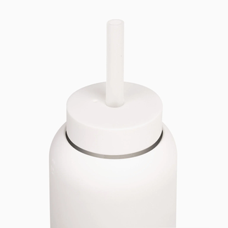 Bink Made Bink Made - Silicone Lounge Straw and Cap for Mama Bottle, White