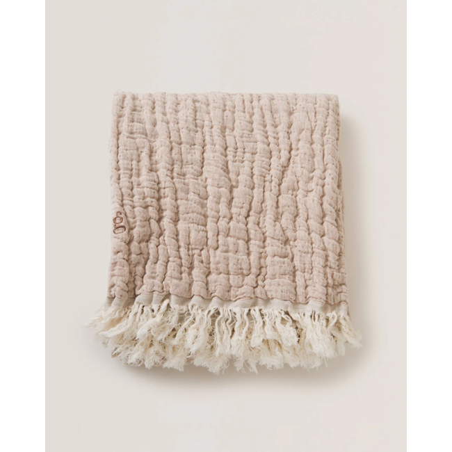 Garbo Friends Muslin Mellow Blanket Tawny Charlotte et Charlie