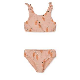 Liewood Liewood - Two Piece Swimsuit with Bows, Papayas Pale Pink