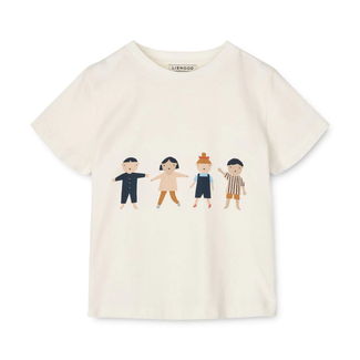 Kids Pink Printed T-Shirt