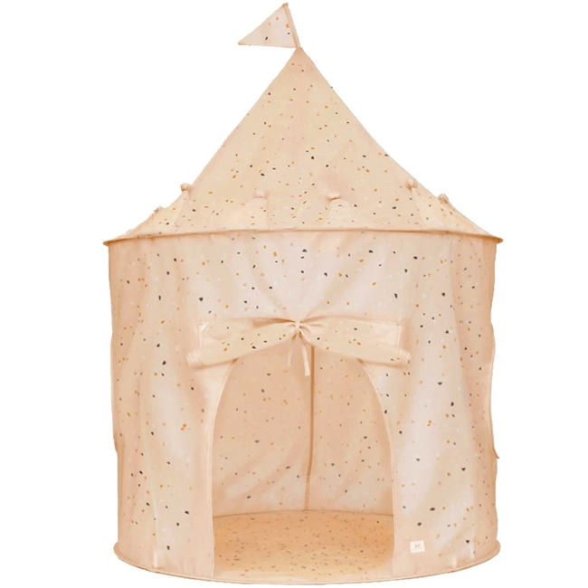 3 sprouts 3 Sprouts - Recycled Fabric Play Tent, Terrazzo Clay
