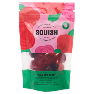 Squish Squish - Vegan Gummies 120g, Red Roses