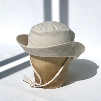 Fini. the label Fini. The Label - Sailor Nylon Sun Hat, Cream