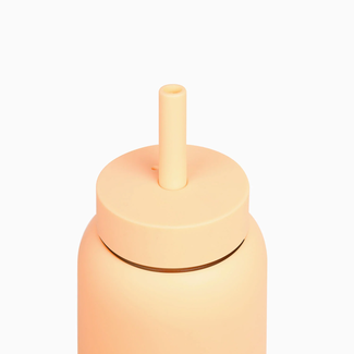 Bink Made Bink Made - Silicone Lounge Straw and Cap for Mini Bottle, Apricot