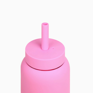 Bink Made Bink Made - Silicone Lounge Straw and Cap for Mini Bottle, Bubblegum