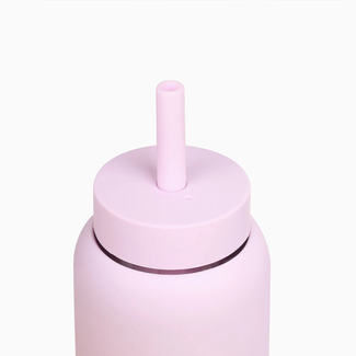 Bink Made Bink Made - Paille et Couvercle en Silicone pour Bouteille Mini, Lilas