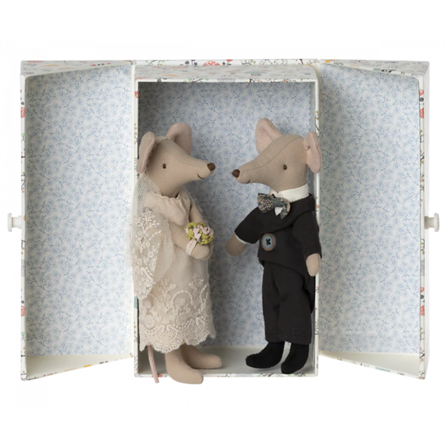 Maileg Maileg - Couple de Souris Mariées dans une Boîte