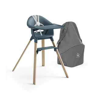Stokke Stokke Clikk - High Chair with Travel Bag, Fjord Blue