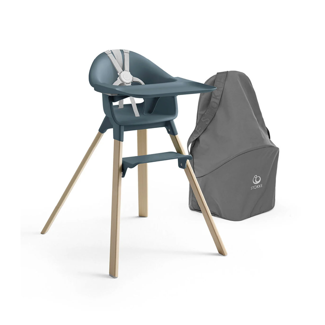 Stokke Stokke Clikk - High Chair with Travel Bag, Fjord Blue