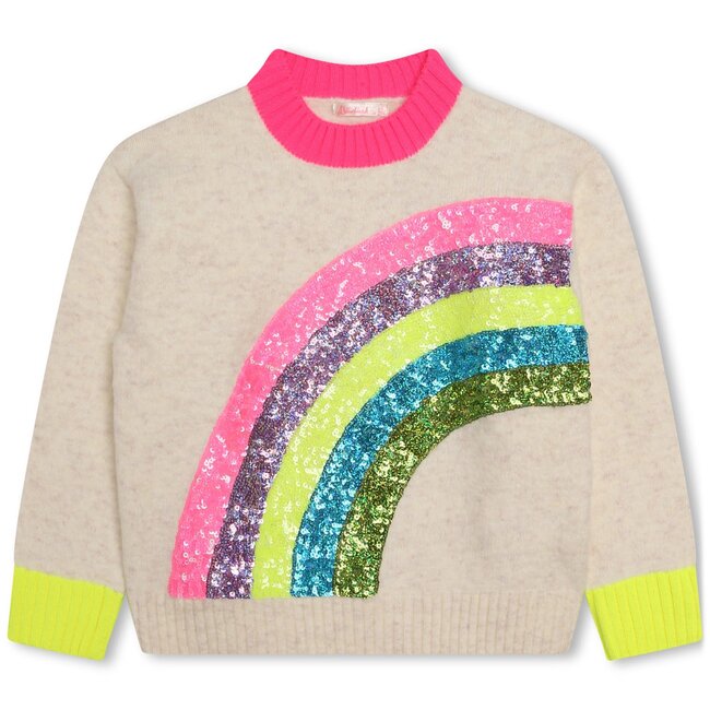 Billieblush BillieBlush - Glitter Knit Sweater, Rainbow