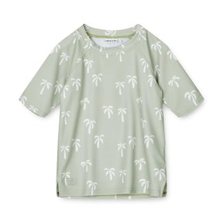 Liewood Liewood - Noah Swim Tee, Palm Trees Miami Dusty Mint