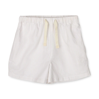 Liewood Liewood - Madison Organic Cotton Shorts, Stripes Crisp White and Sandy