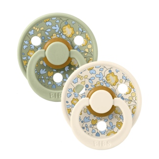 BIBS BIBS - 2 Pack Pacifiers Liberty, Eloise Sage