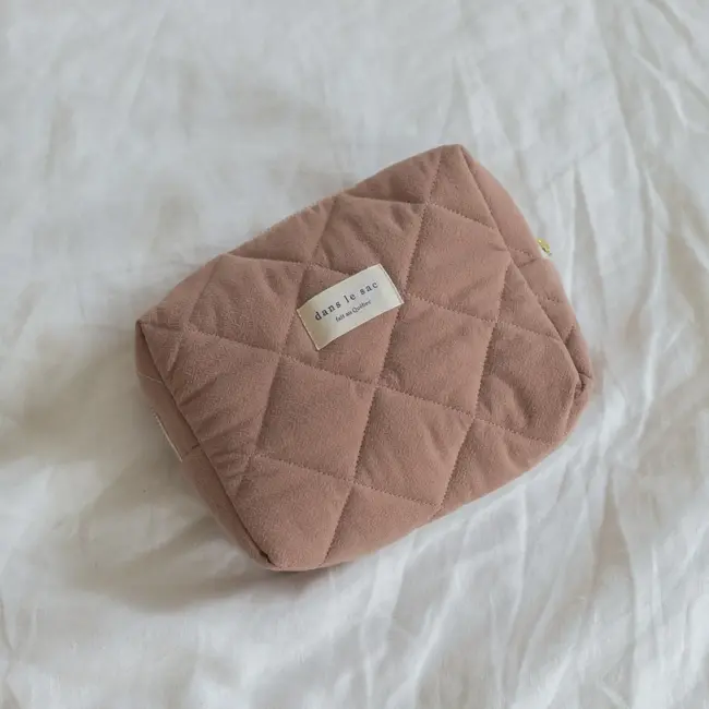 Dans le sac Dans le sac - MAMA Quilted Pouch, Old Rose