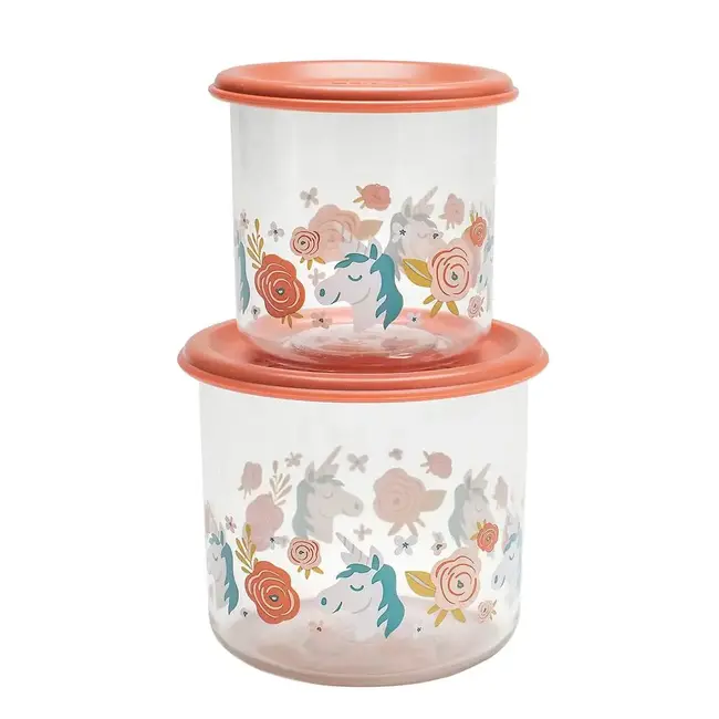 Sugarbooger Sugarbooger - Set of 2 Large Containers, Unicorns
