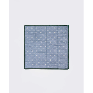 Little Unicorn Little Unicorn - Outdoor Blanket 5 x 5', Blue Floral Patch
