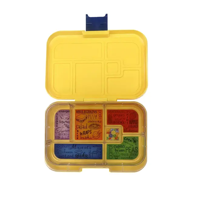 Munchbox Munchbox - Maxi6 Bento Box, Yellow Sunshine