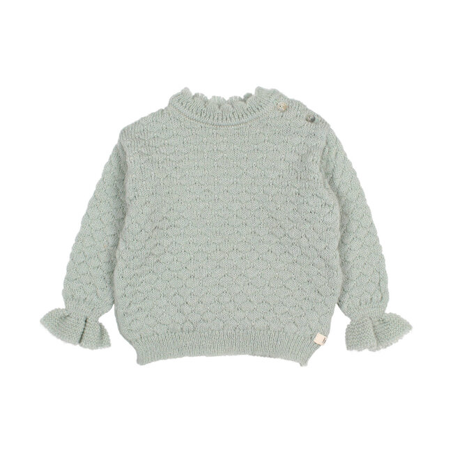 Búho Búho - Fine Knit Sweater, Salvia