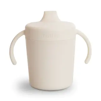 Mushie Mushie - Trainer Sippy Cup, Ivory