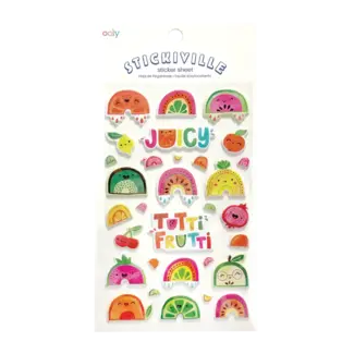 Ooly Ooly - Stickiville Puffy Stickers, Tutti Frutti