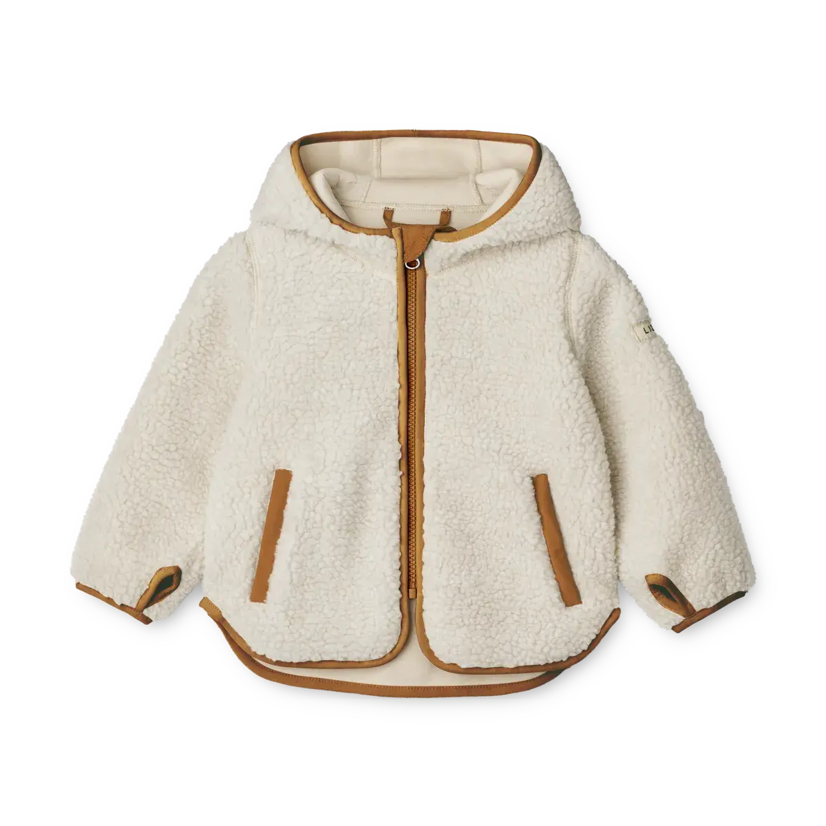Pile jacket deals with hood