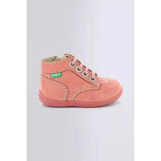 Kickers Kickers - Bonzip Leather Low Boots, Pink