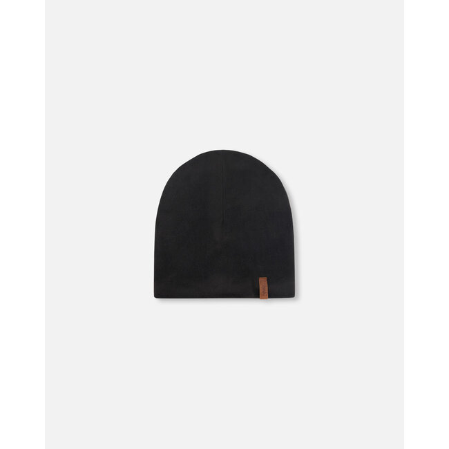 deux par deux Deux par Deux - Jersey Beanie, Anthracite