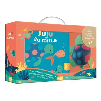 Auzou Auzou - Coffret de Bain, Juju la Tortue