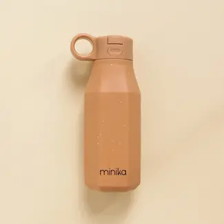 Minika Minika - Bouteille en Silicone 350ml, Amande