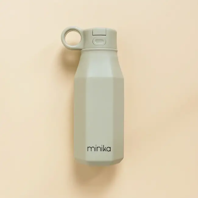Minika Minika - Silicone Bottle 350ml, Sage