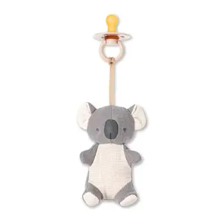 Itzy Ritzy Itzy Ritzy - Natural Rubber Pacifier with Lovey, Koala