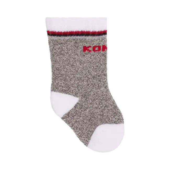 Kombi Kombi - Pair of Warm Baby Camp Socks, Frostbite Grey