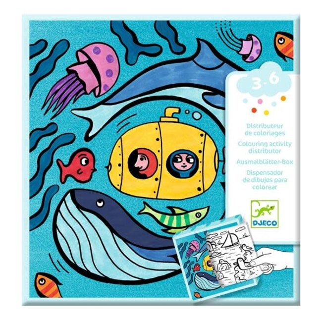 Djeco Djeco - Distributeur de Coloriages, Océan